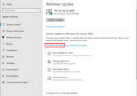 図6.Windows Updateに表示されるバージョン20H2