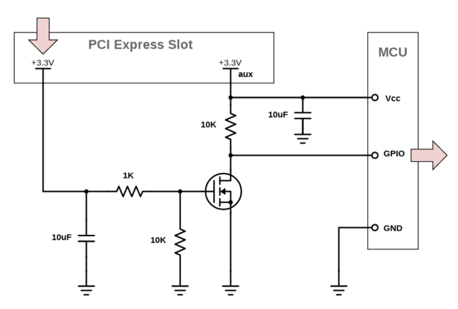 図3.PCIe Power-On Detector回路図