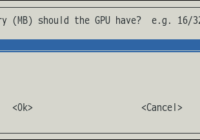 図3.raspi-config GPU メモリ値入力