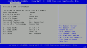 図25.BIOS CPU Info
