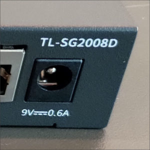 図1.TL-SG2008D 電源端子