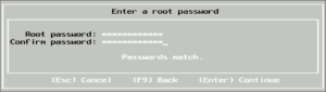 図10.Rootパスワードの設定
