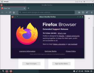 図17.Snap版Firefox 78