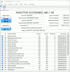 図20.CrystalDiskInfo 480GB SSD