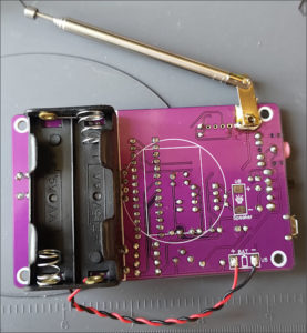 図13.アンテナなど裏面のハンダ付け