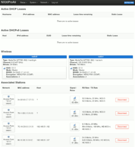 図3.Dumb AP機のWiFiクライアント一覧
