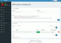 図21.Adlist Group Management
