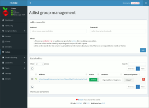 図21.Adlist Group Management