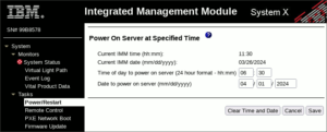 図06.IMM Power on at specified time