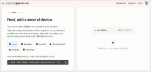 図07.ファーストデバイス登録完了