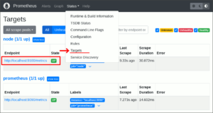 図06.Prometheusターゲット一覧