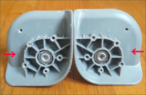 図04.オリジナルのキャスター基部