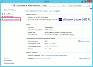 図03.システム基本情報ウィンドウ
