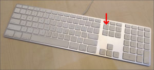 図1.Apple Aluminium Keyboard fnキー