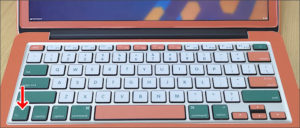 図2.Macbook Pro (Mid 2014) fnキー