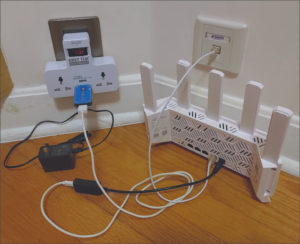 図5.NX30 Proに繋いで試験