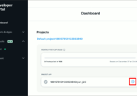 図04.Developer Portal Dashboard
