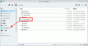 図10.DolphinでのpCloud Drive