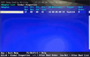 図06.RAID Adapter List