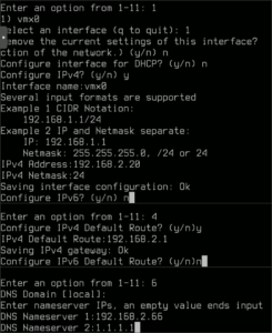 図14.TrueNAS Configure Network