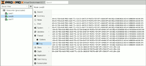 図1.PVE Firewall Log