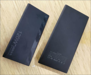 図1.50000mAhモバイルバッテリ表裏