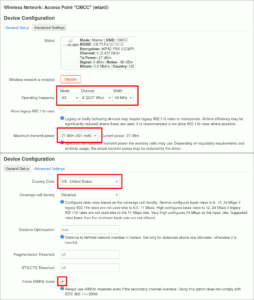 図07.2.4G帯無線デバイス設定