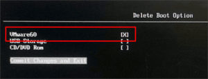 図04.ブートオプションの削除
