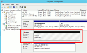 図19.ディスクの管理にダミーディスク現る