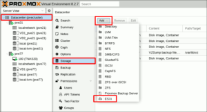 図01.追加するストレージ種類の選択