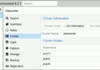 図3.離脱したノードに残るクラスタ情報