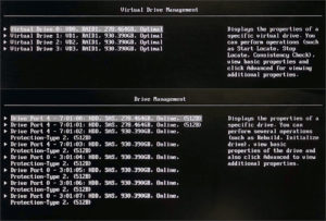 図14.Virtual & Physical Drives