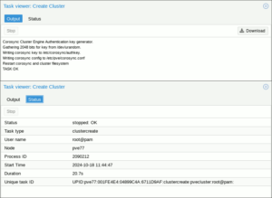 図03.クラスタ作成タスク完走