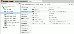 図09.インポートされた仮想マシン