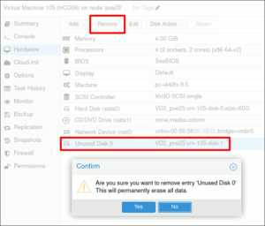 図24.ダミーSCSI仮想ディスク削除